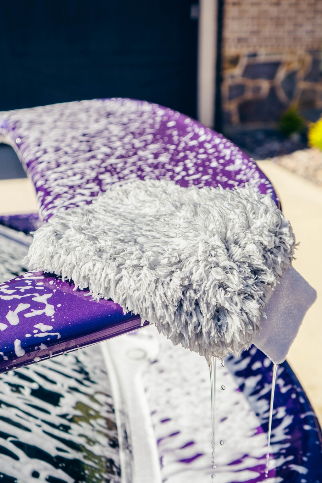 BLACKLINE BRAND MICROFIBER WASH MITT